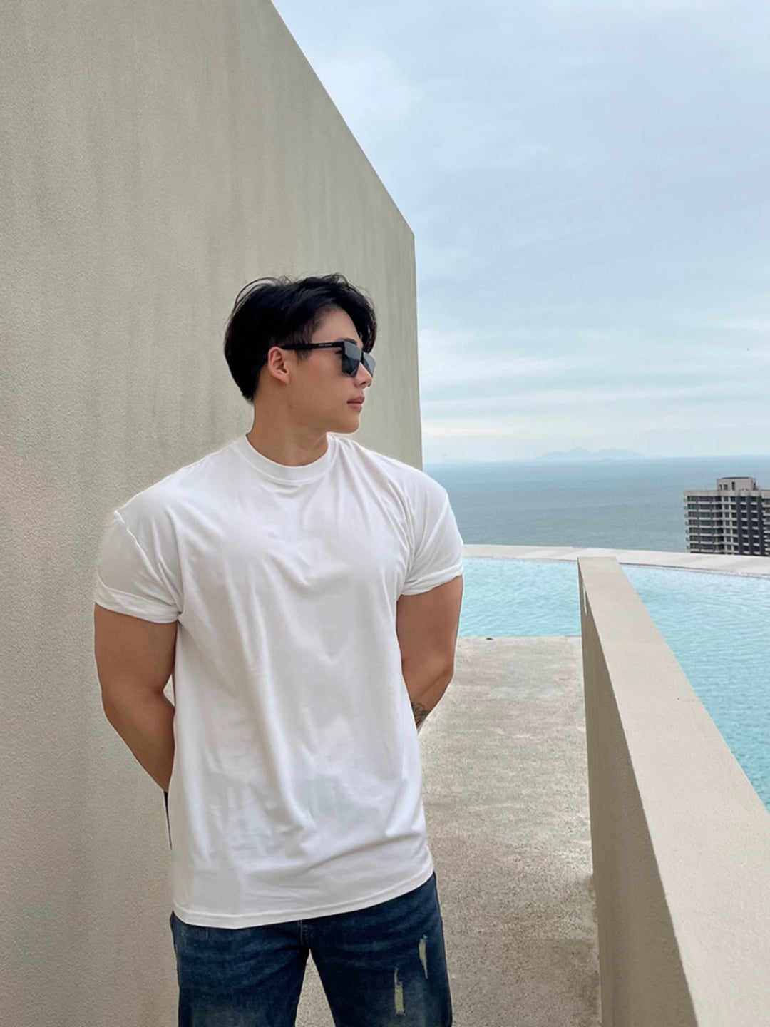 Milk Silk Stretch Slim Fit T-Shirt