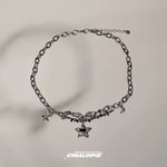 Star Pendant Chain Clavicle Necklace