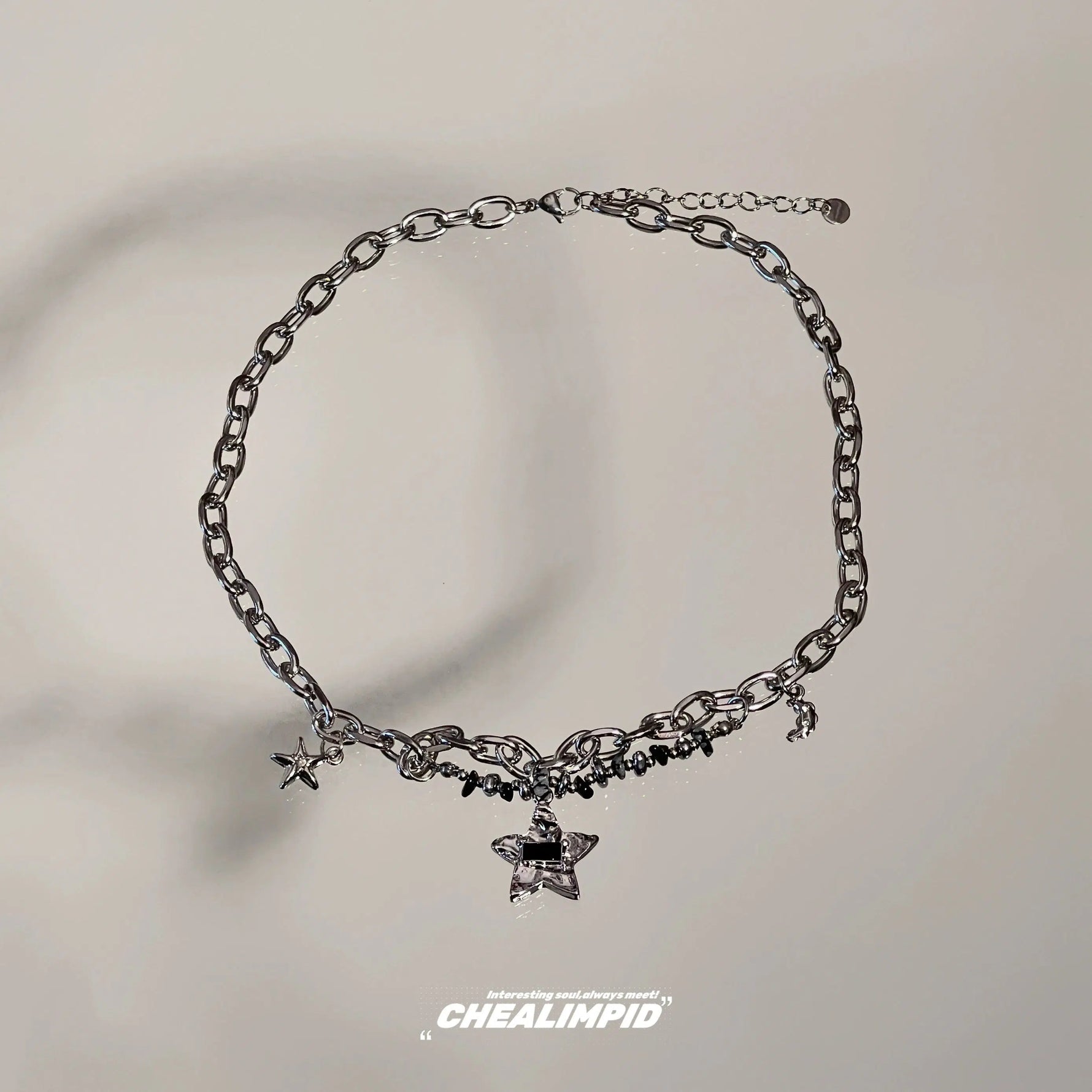 Star Pendant Chain Clavicle Necklace