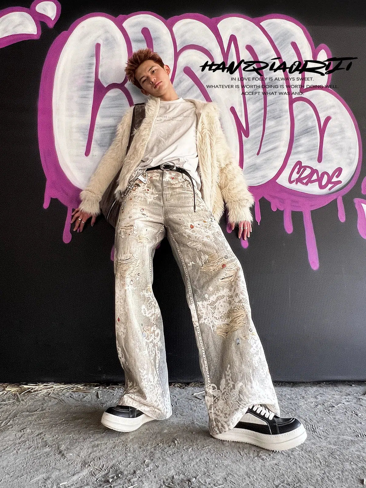 Inverted Curled Toe Leather Sneakers