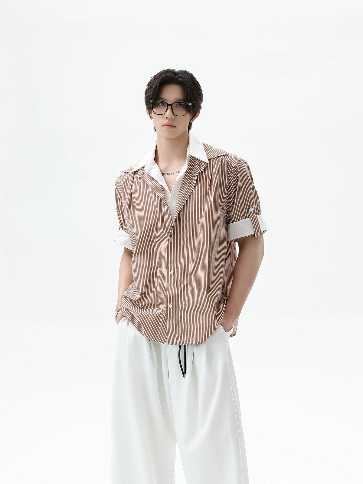 Striped Short Sleeve Shirt