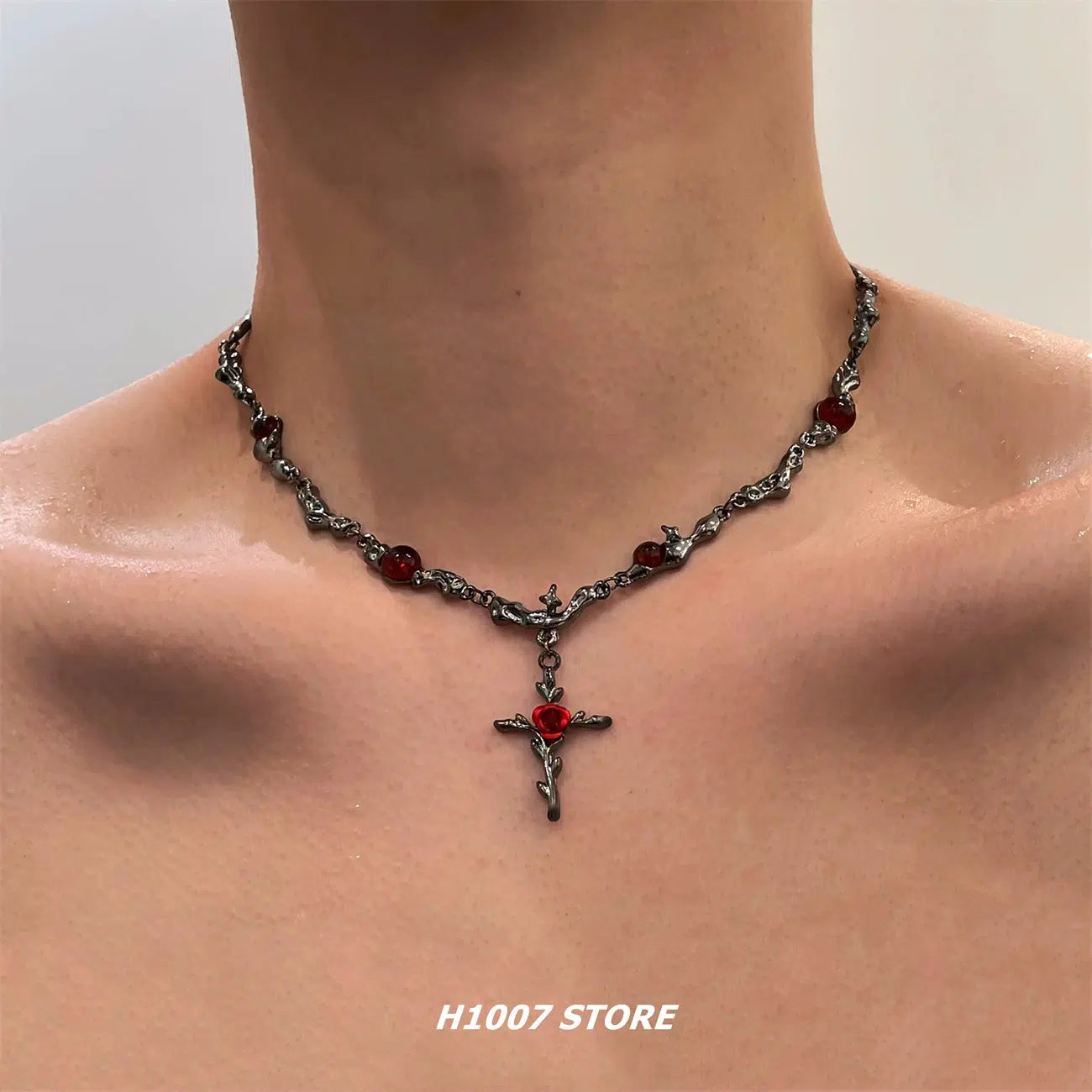 Ruby Rose Necklace
