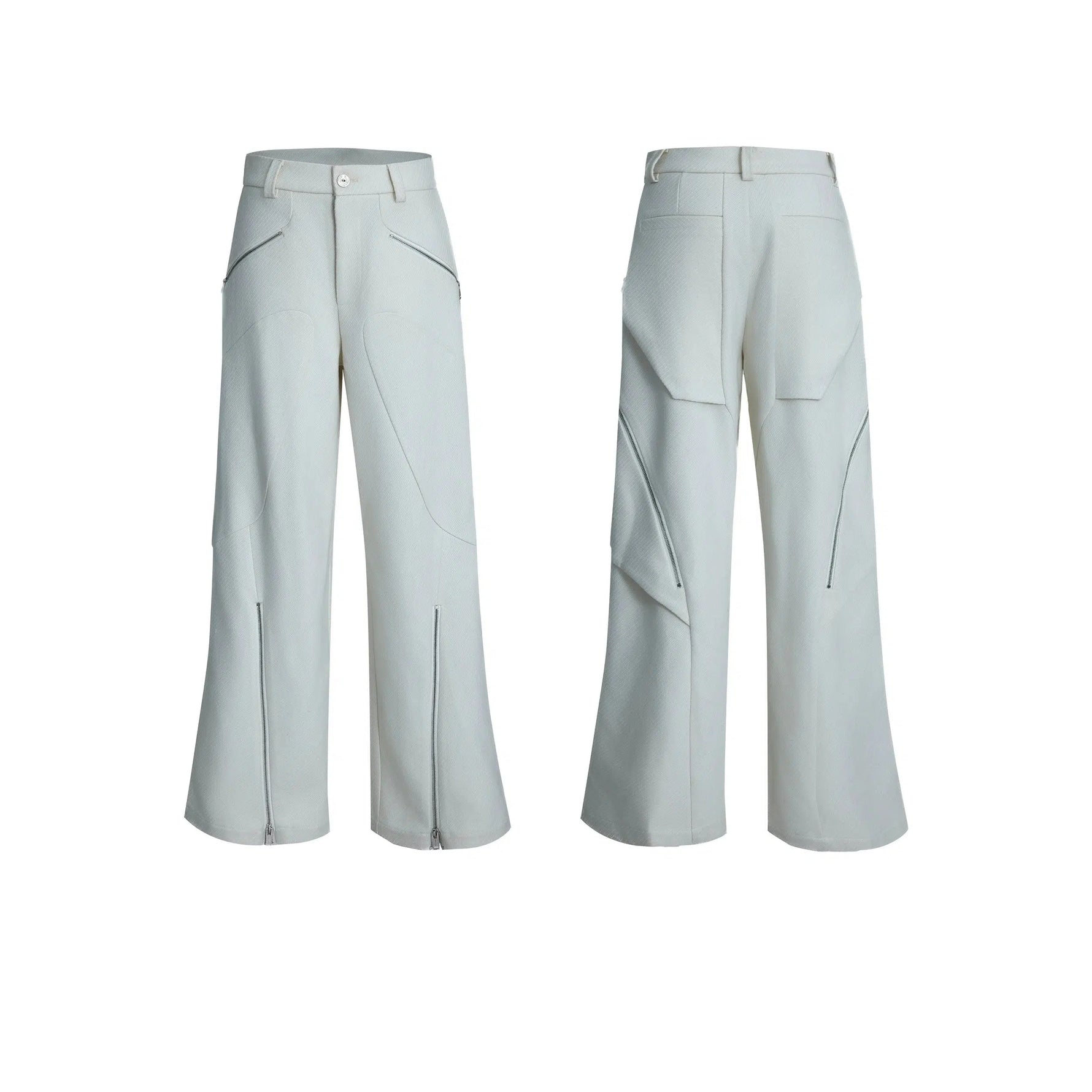 Deconstructed Zipper Suit Set