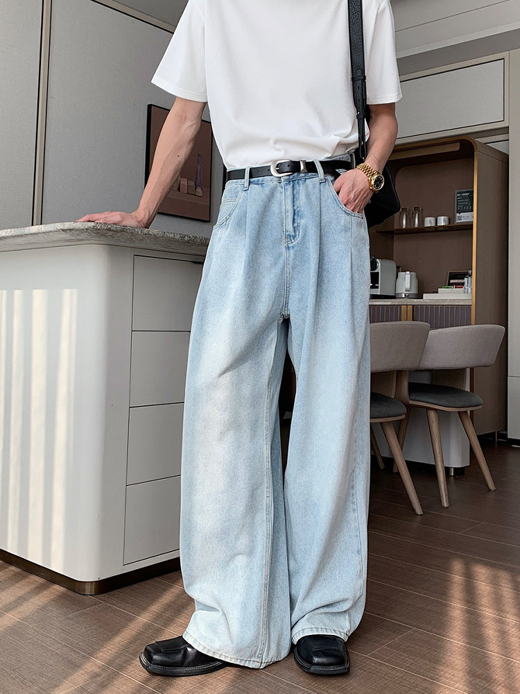 Light blue Wide-leg Jeans