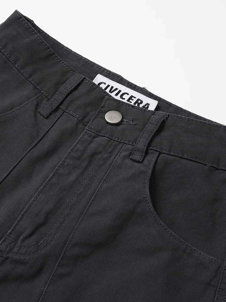 Jeans cargo da lavoro a gamba dritta 