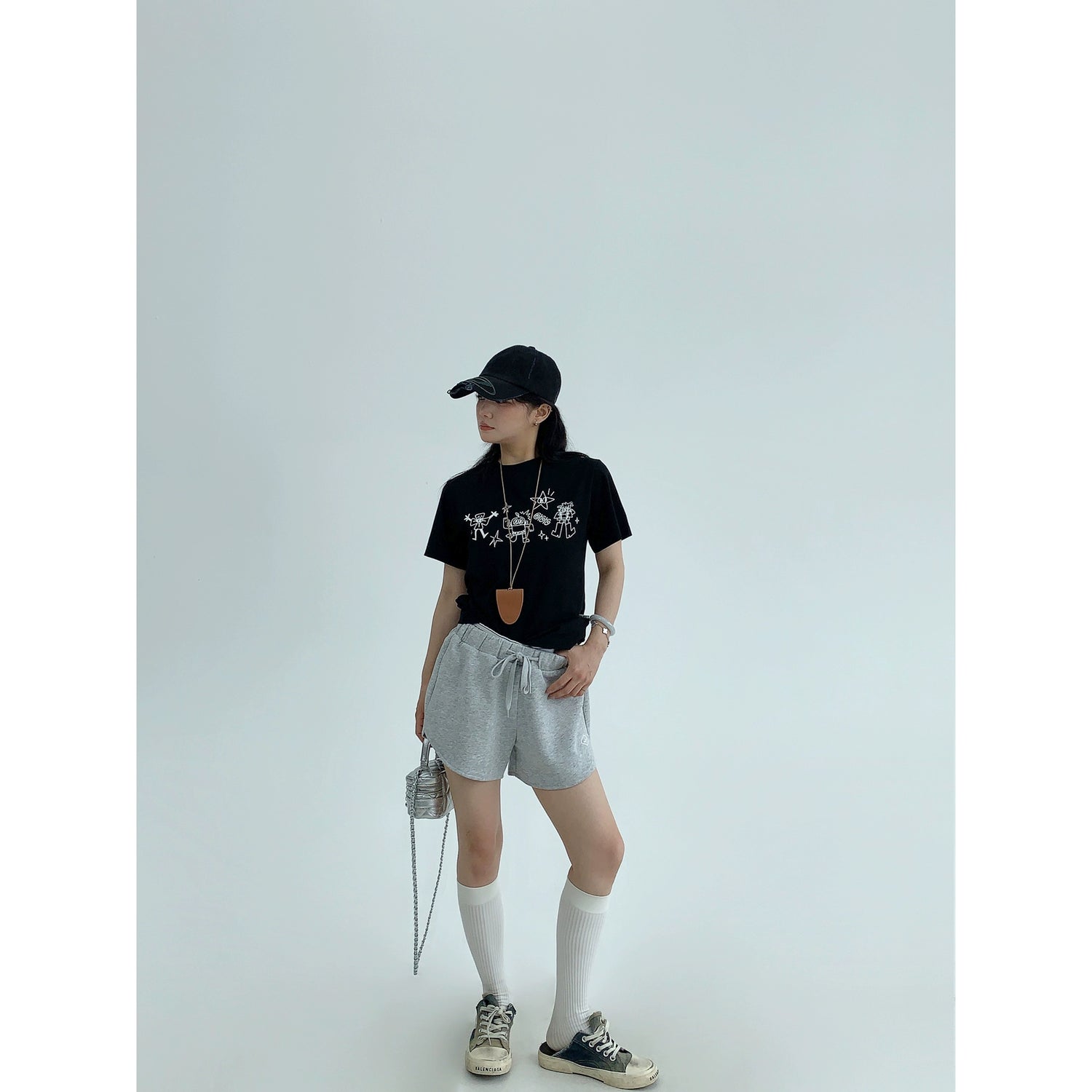 Cartoon Graphic Short Sleeve T-shirt