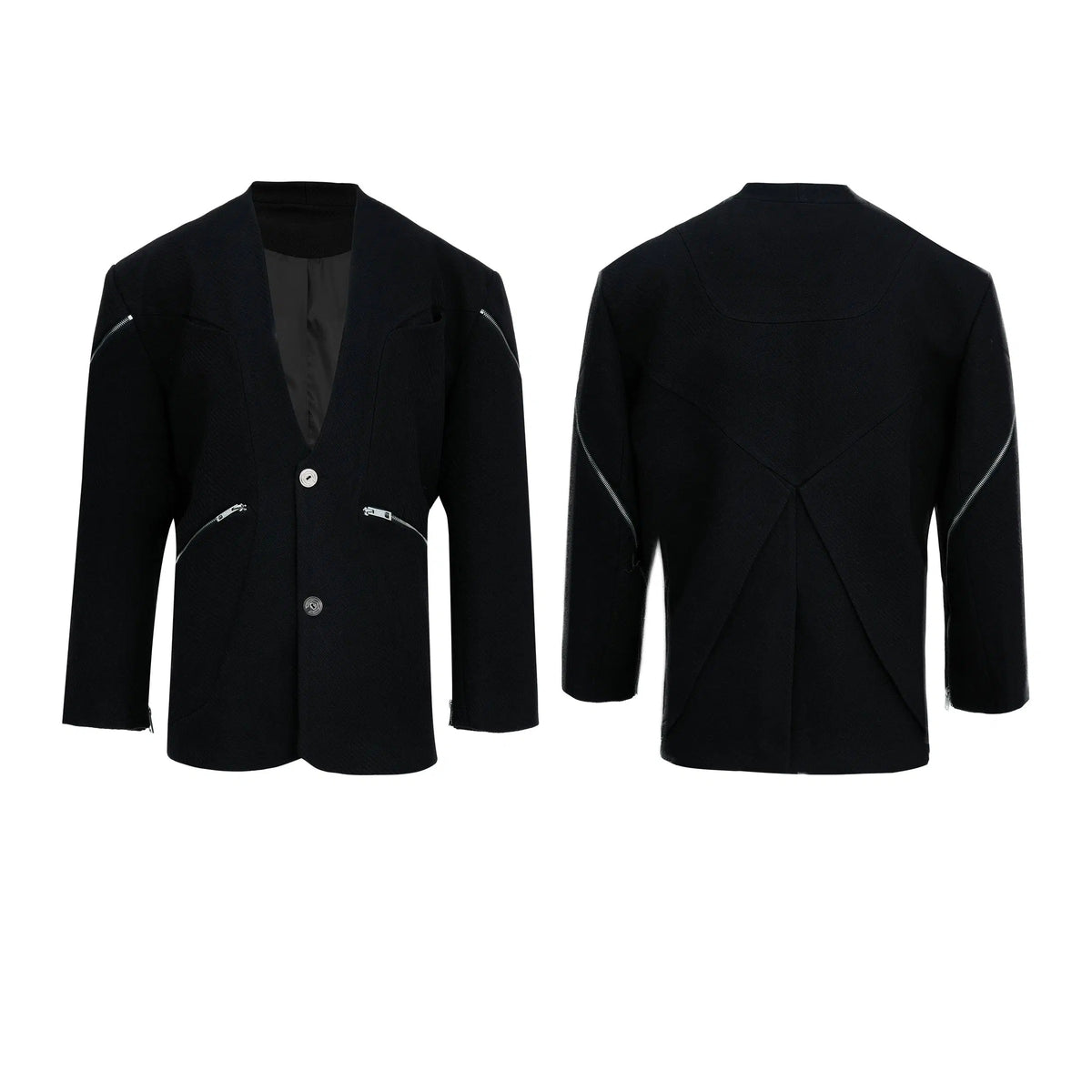 Deconstructed Zipper Suit Set