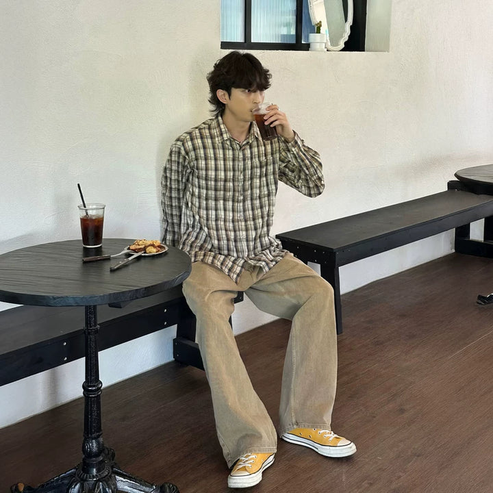 Breda ben cargobyxor i lös passform 