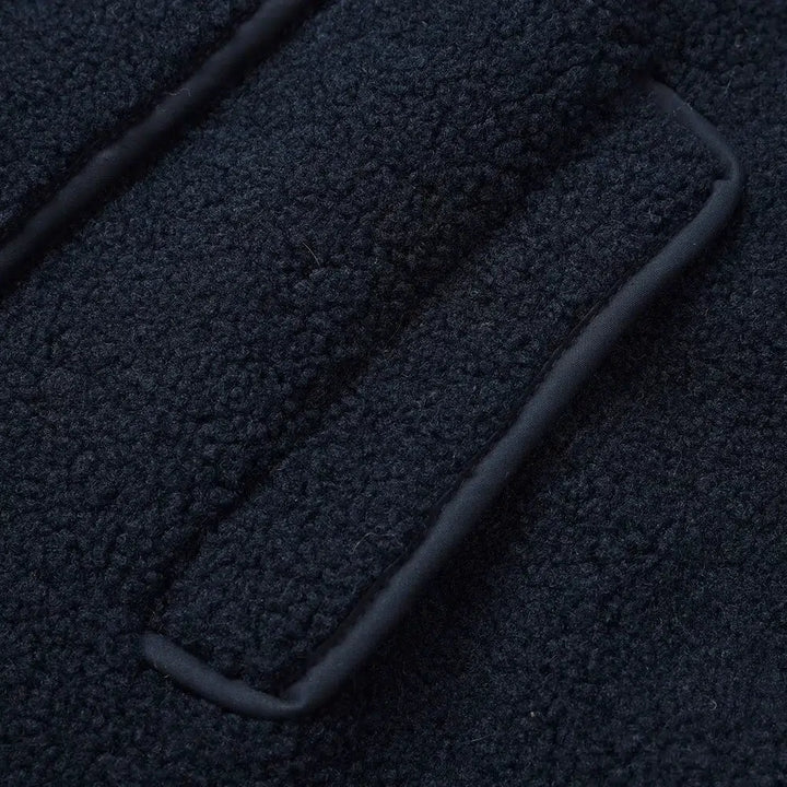 Wool Blend Asymmetrical Coat