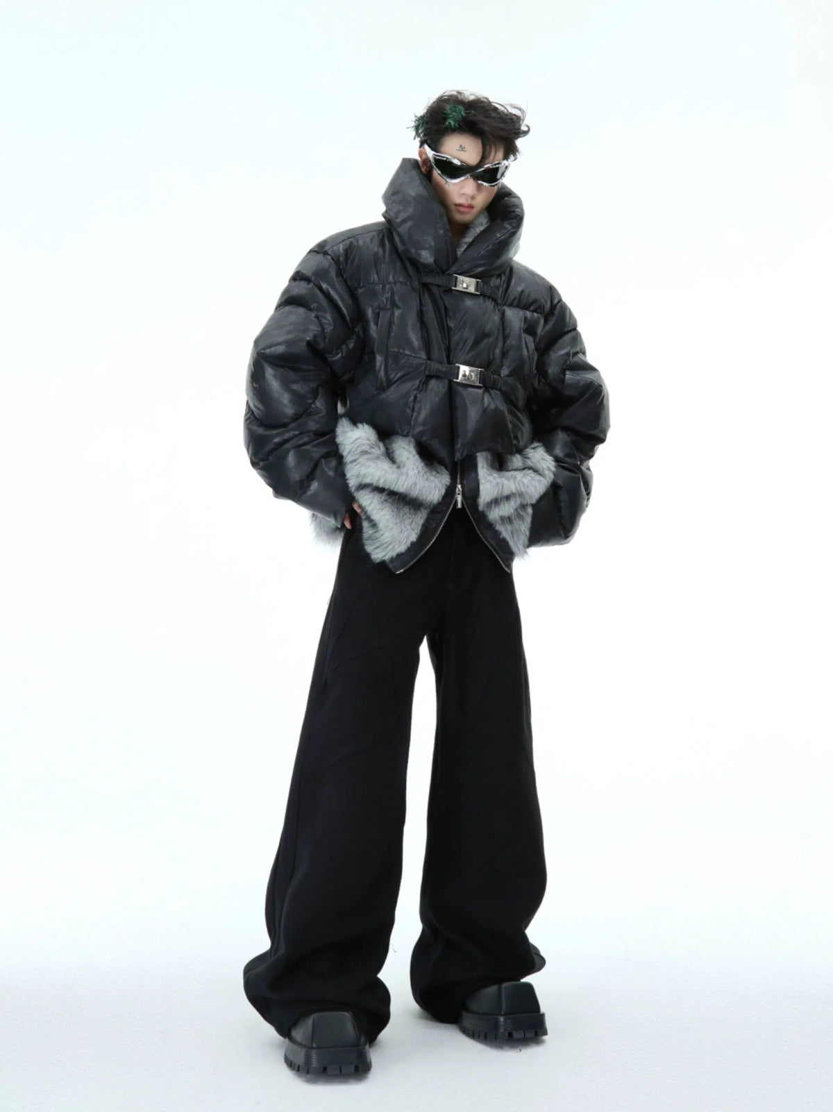 Two-piece Fur Trimmed Mountain Jacket