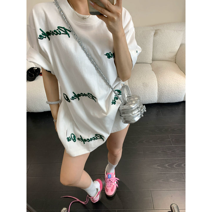Embroidered Short Sleeve T-shirt