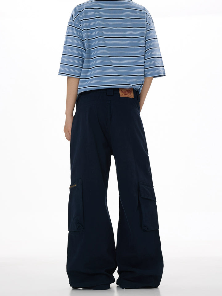 Relaxed Fit Straight Cargo Pants
