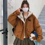 Hooded Cotton Workwear Jacket