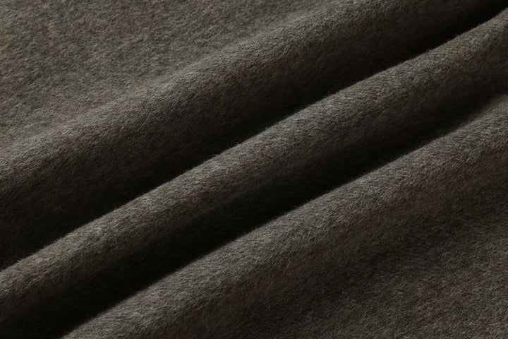 Odepínací šála dvouvrstvý vlněný kabát 