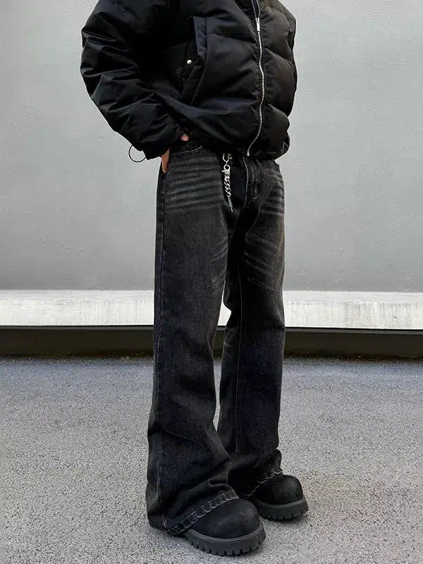 Vintage Straight Flared Jeans