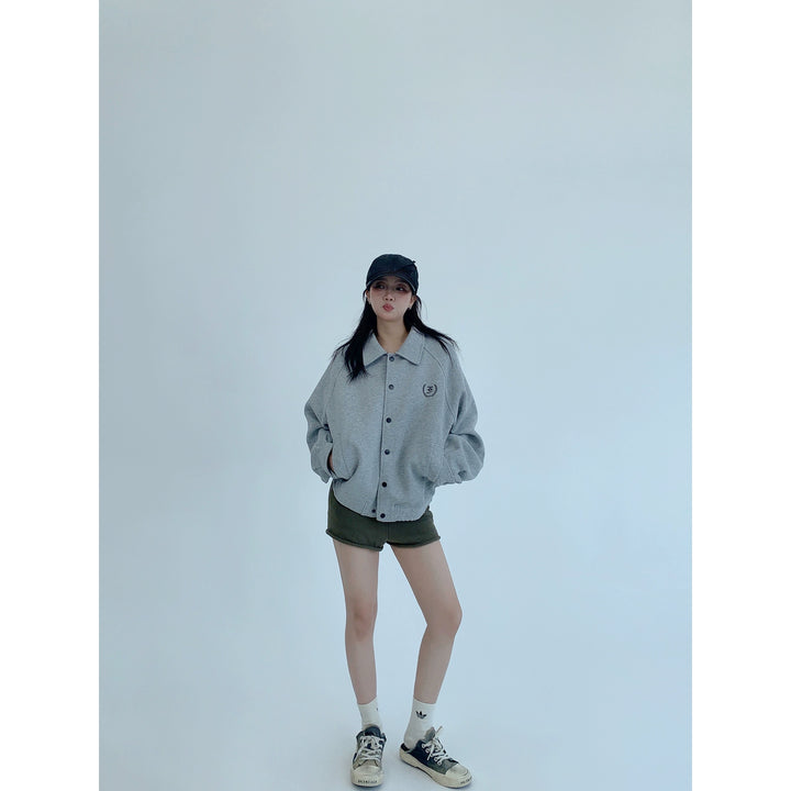 Plaid Patchwork Short Lapel Jacket