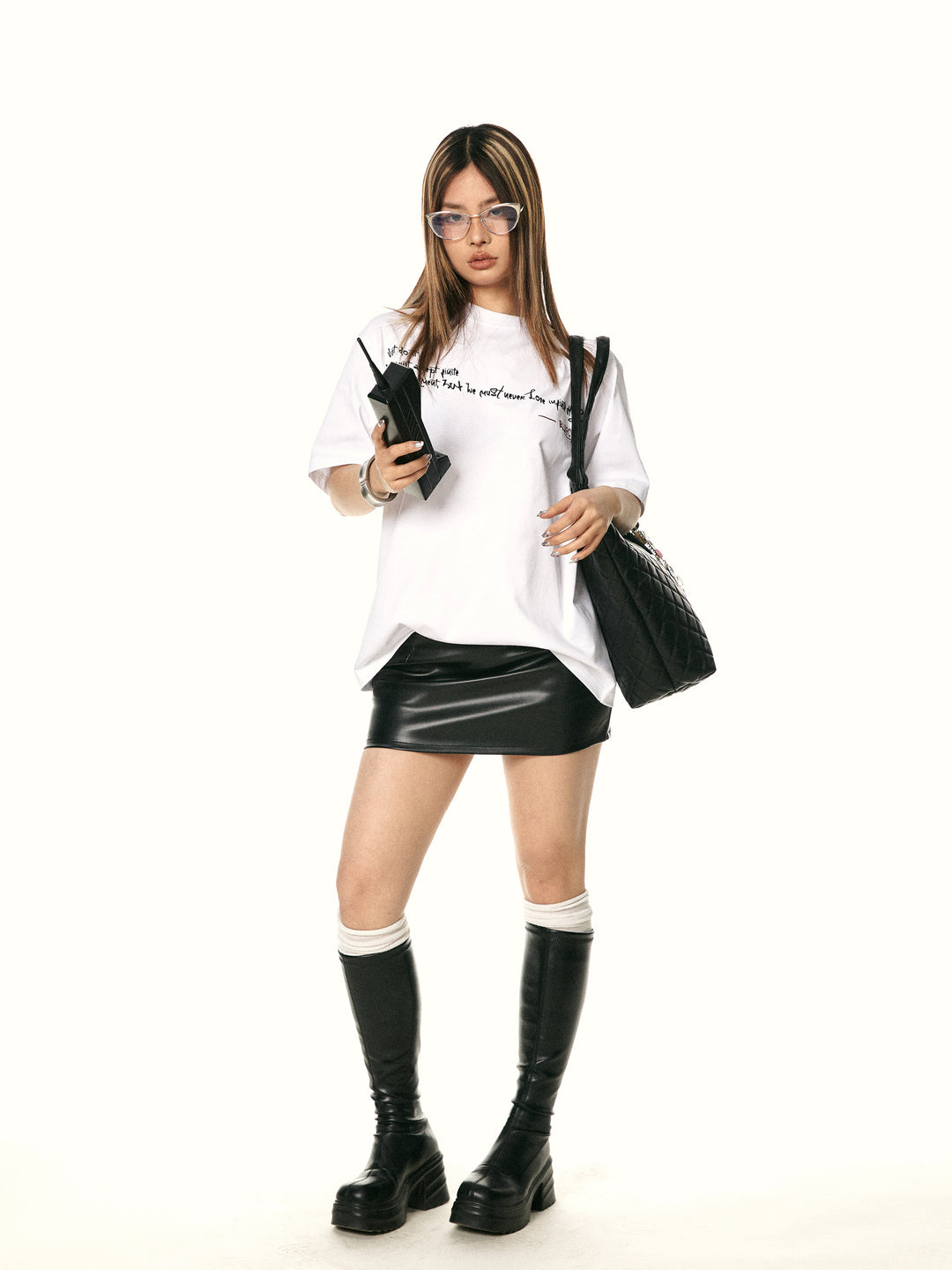 Retro Loose Short Sleeve Cotton T-shirt