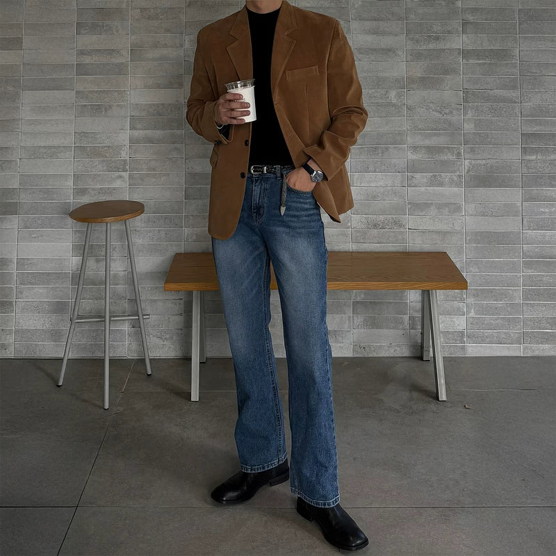 Retro Slim Straight Leg Jeans 