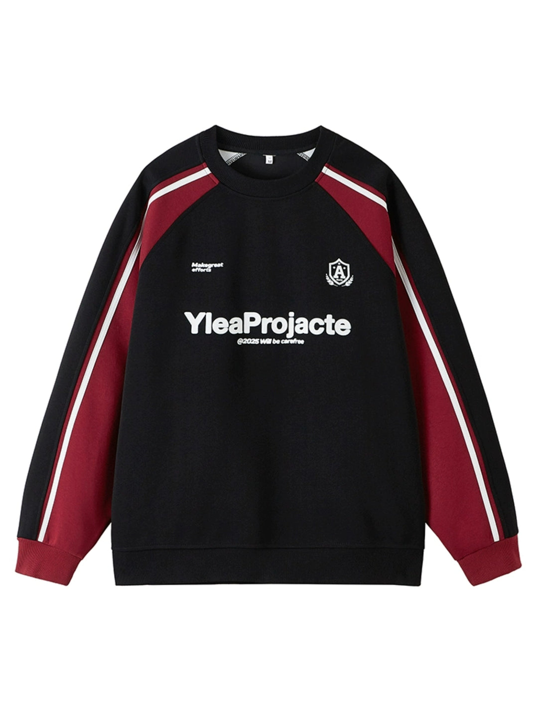 Raglan Sleeve Crew Neck Sweatshirt