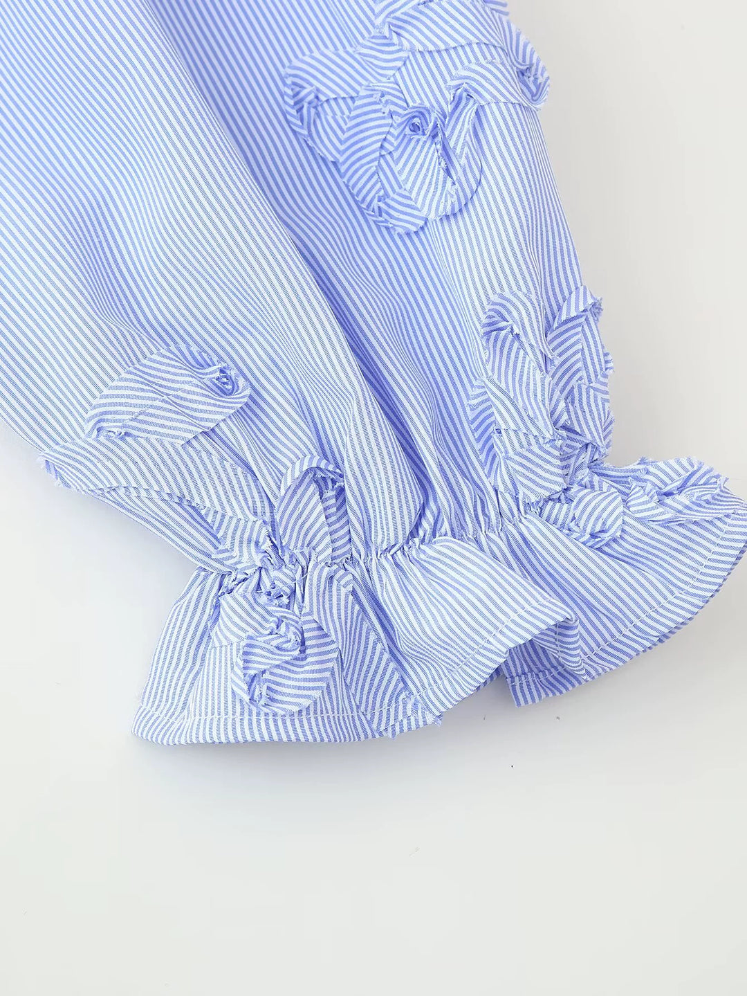 Textured Striped Floral Poplin Shirt