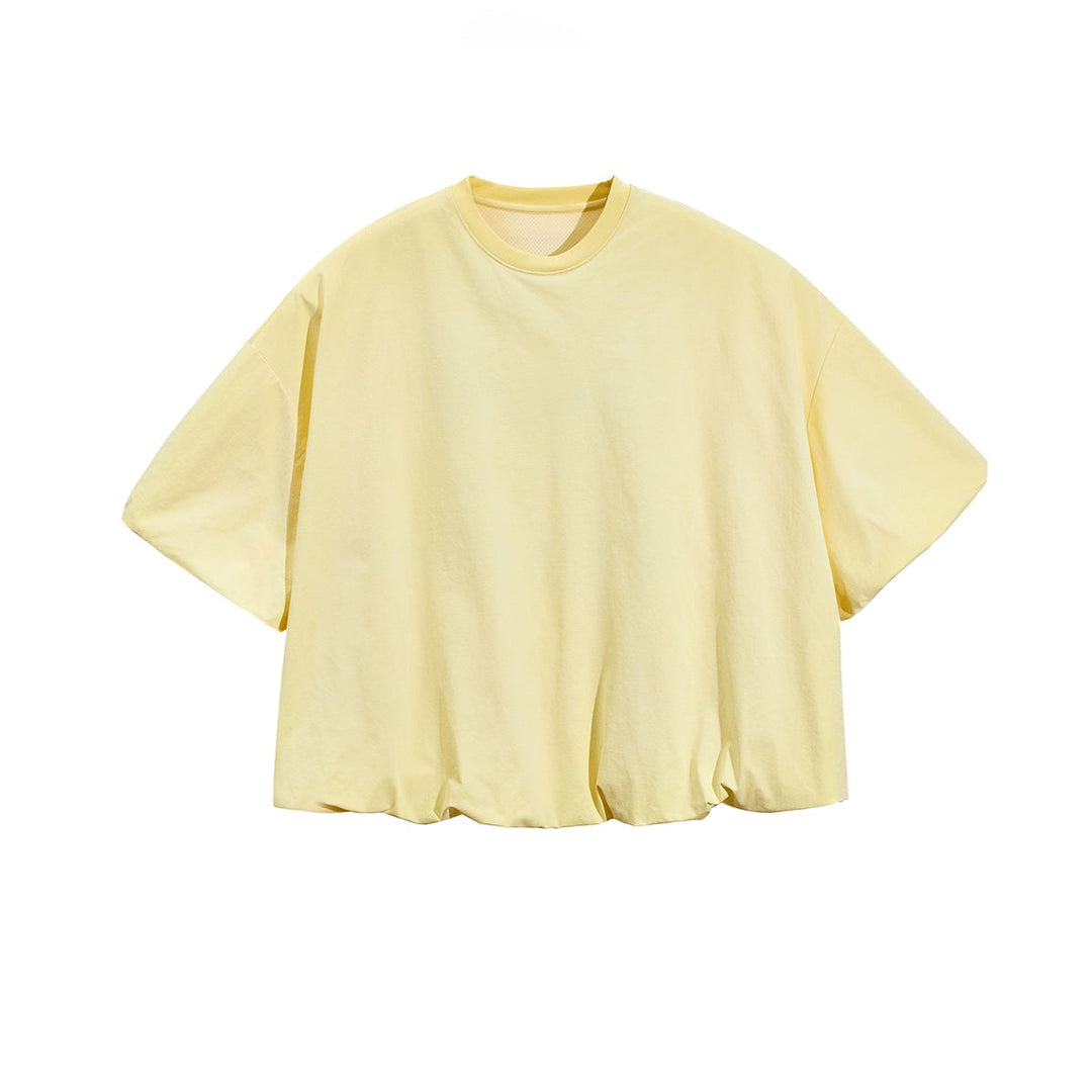 T-shirt a maniche corte con spalle scese oversize 