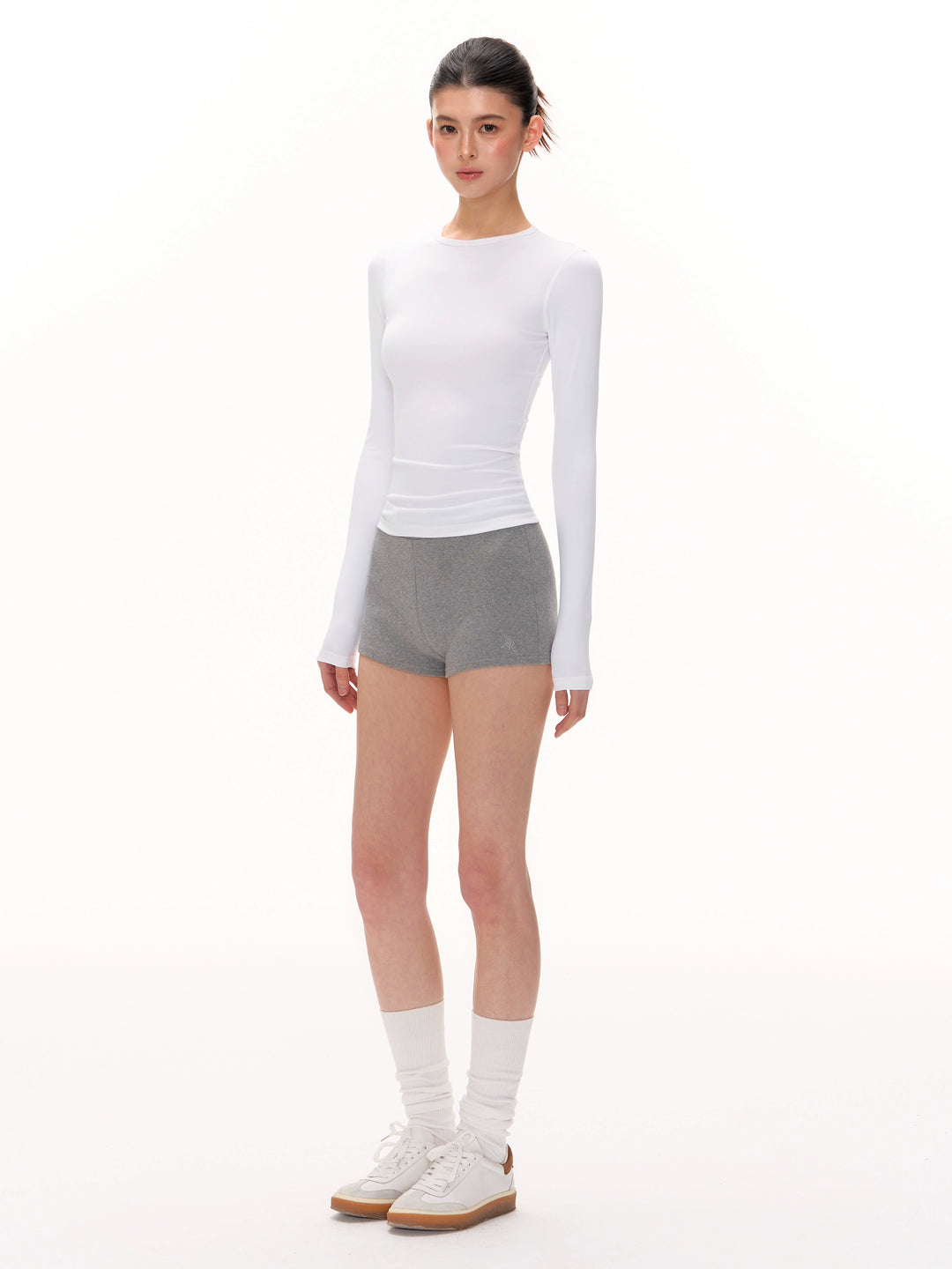 Slim Fit Long Sleeve Turtleneck Top