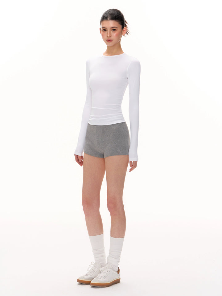 Slim Fit Long Sleeve Turtleneck Top