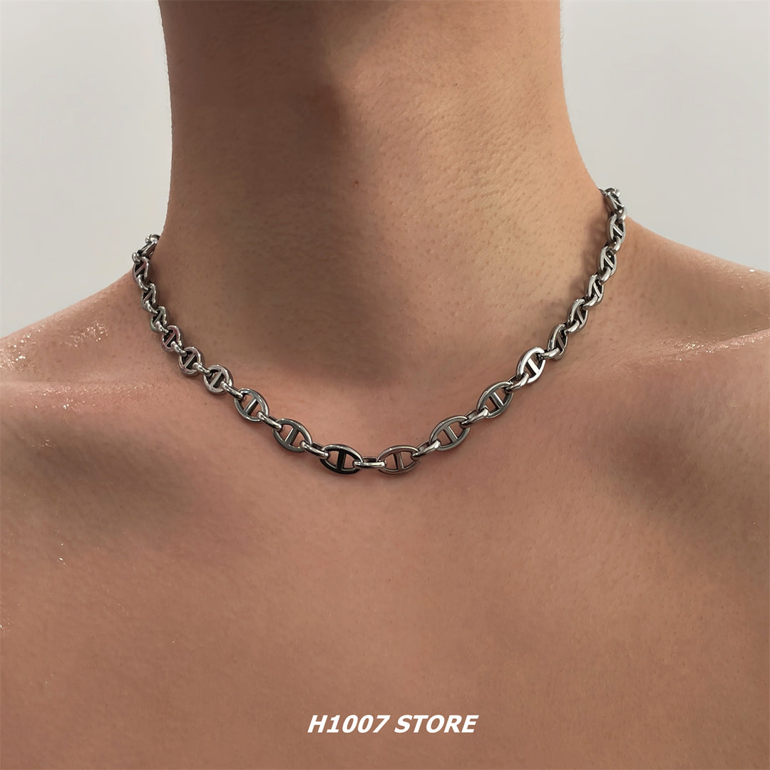 Titanium Steel Clavicle Necklace