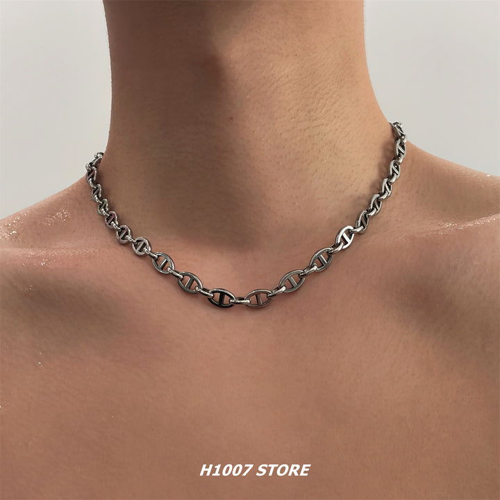 Titanium Steel Clavicle Necklace