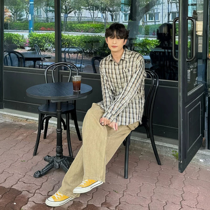 Breda ben cargobyxor i lös passform 