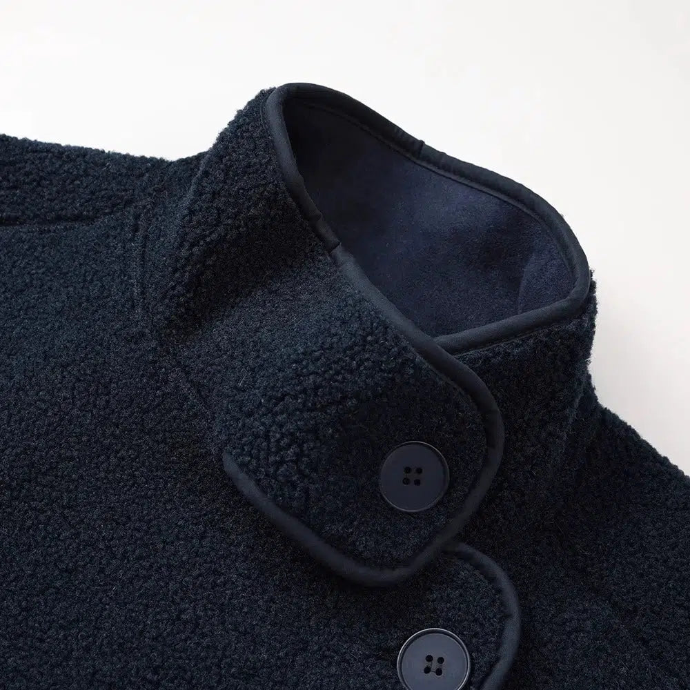 Wool Blend Asymmetrical Coat