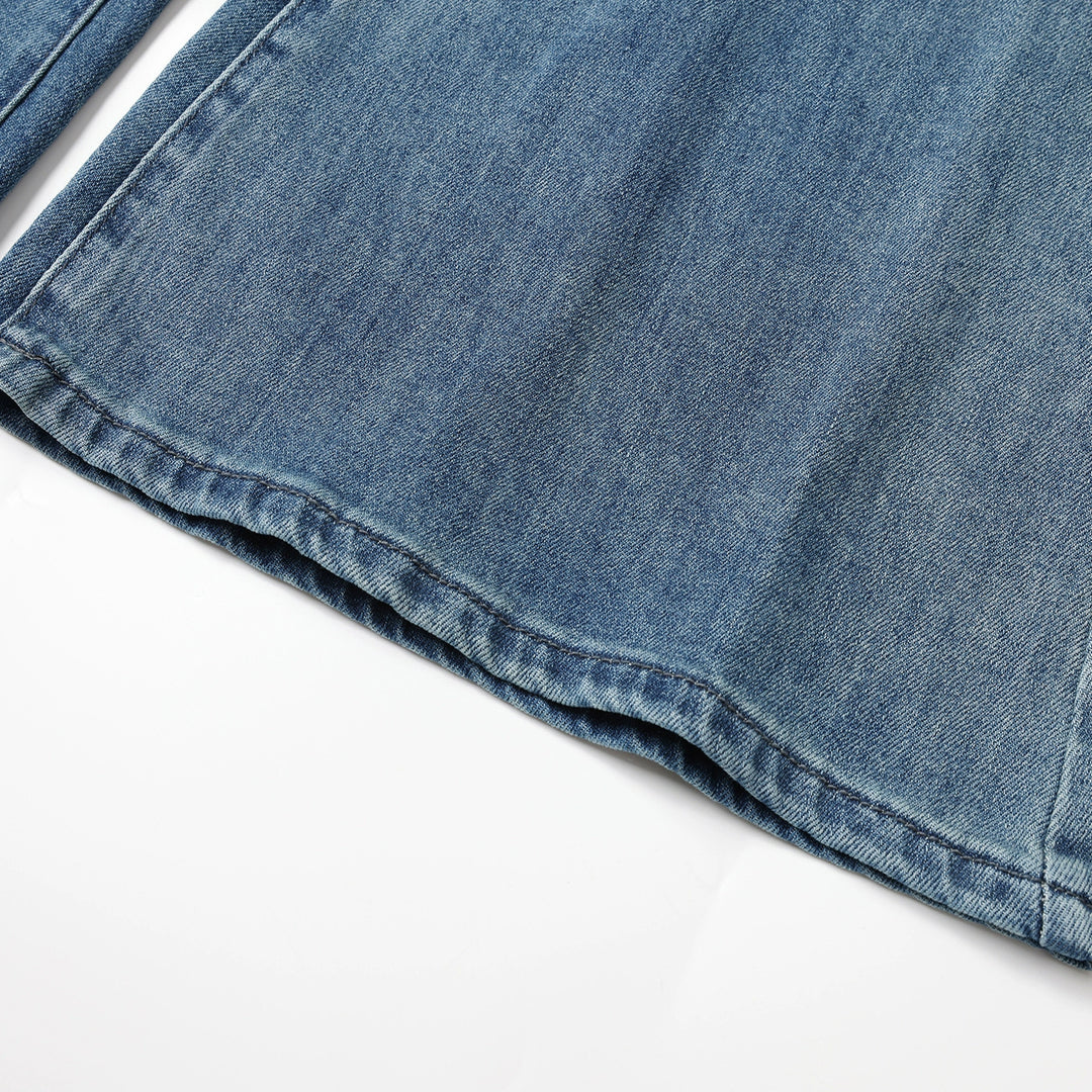 Retro Flared Loose Fit Jeans