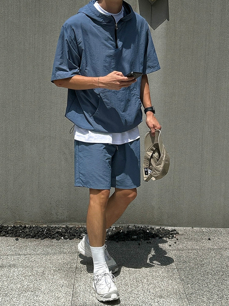 Quick-Dry Hooded T-Shirt and Pants
