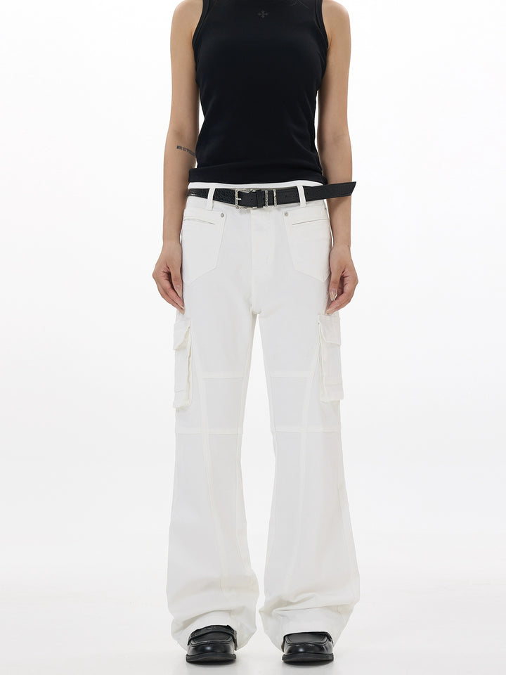 Relaxed Fit Straight Cargo Pants