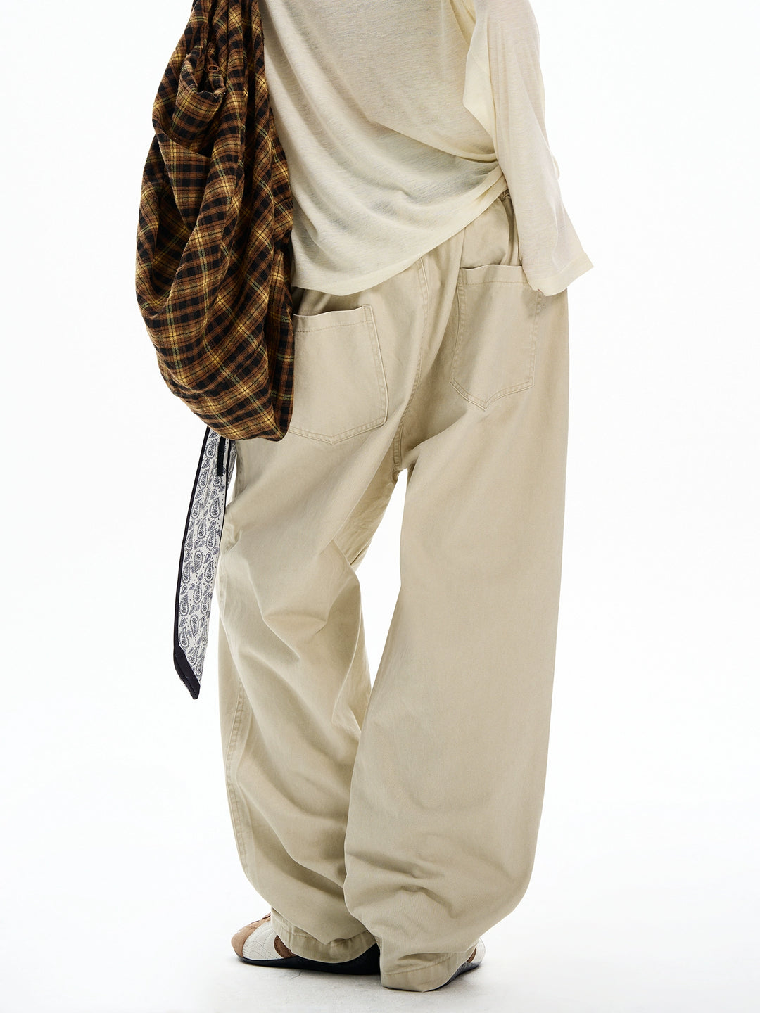 Straight Wide-Leg Loose Pants