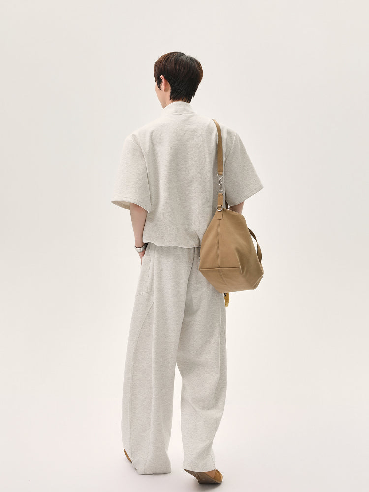 Multi-Breasted Sweatshirt Suit