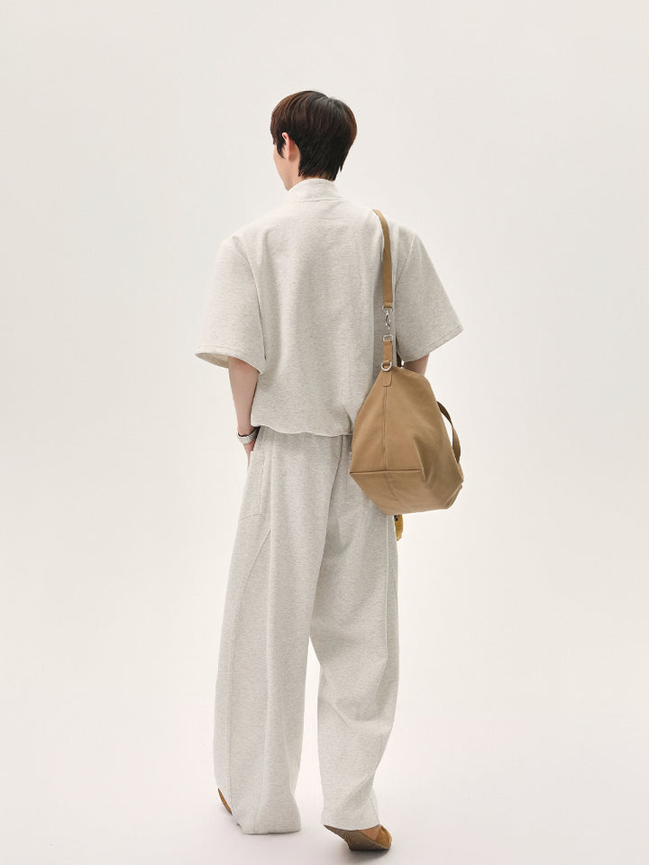 Multi-Breasted Sweatshirt Suit