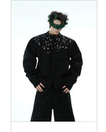 Diamond Embellished Knitted Cardigan