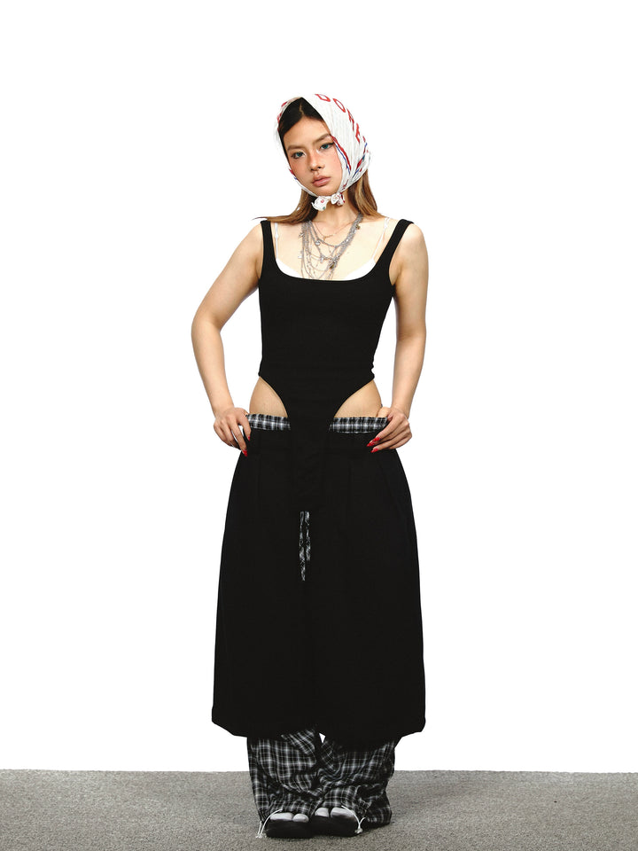 Backless Body-Shaping Fitted Tank Top