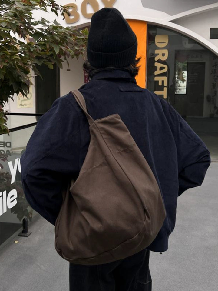 Canvas Retro En-skulder Tote Bag 