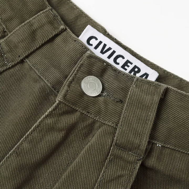 Retro Wide-Leg Loose Fit Jeans