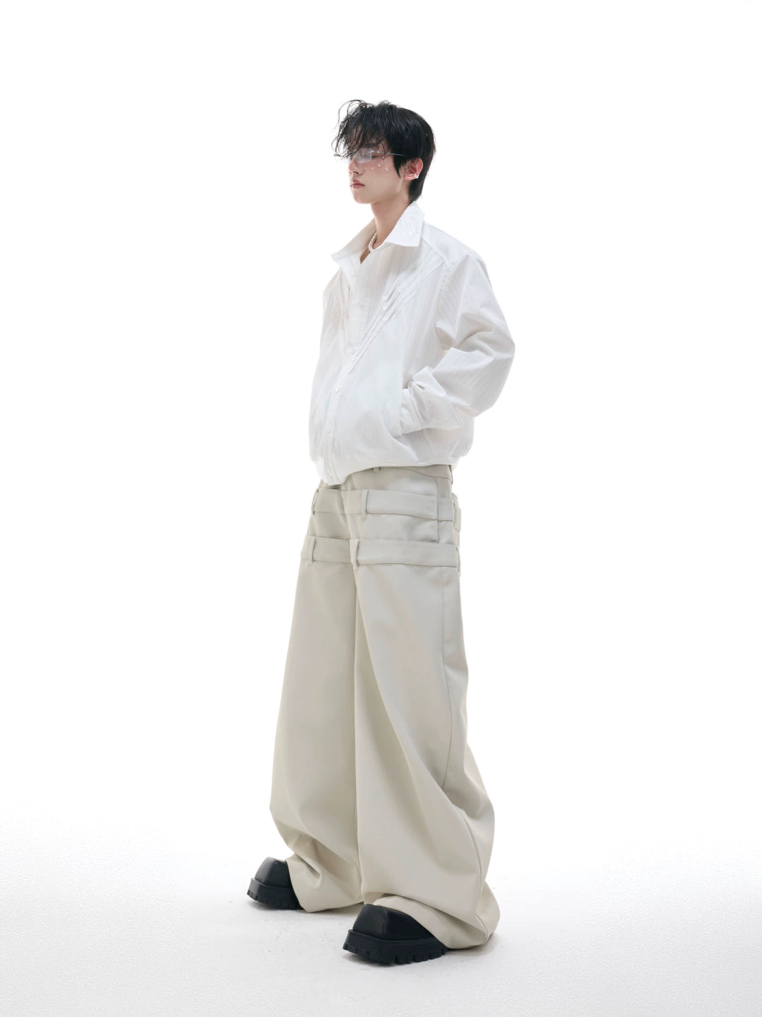 Embroidered Palace Style Short Shirt
