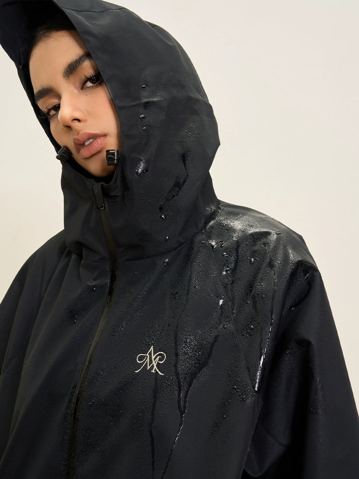 Retro Embroidery Outdoor Hooded Jacket
