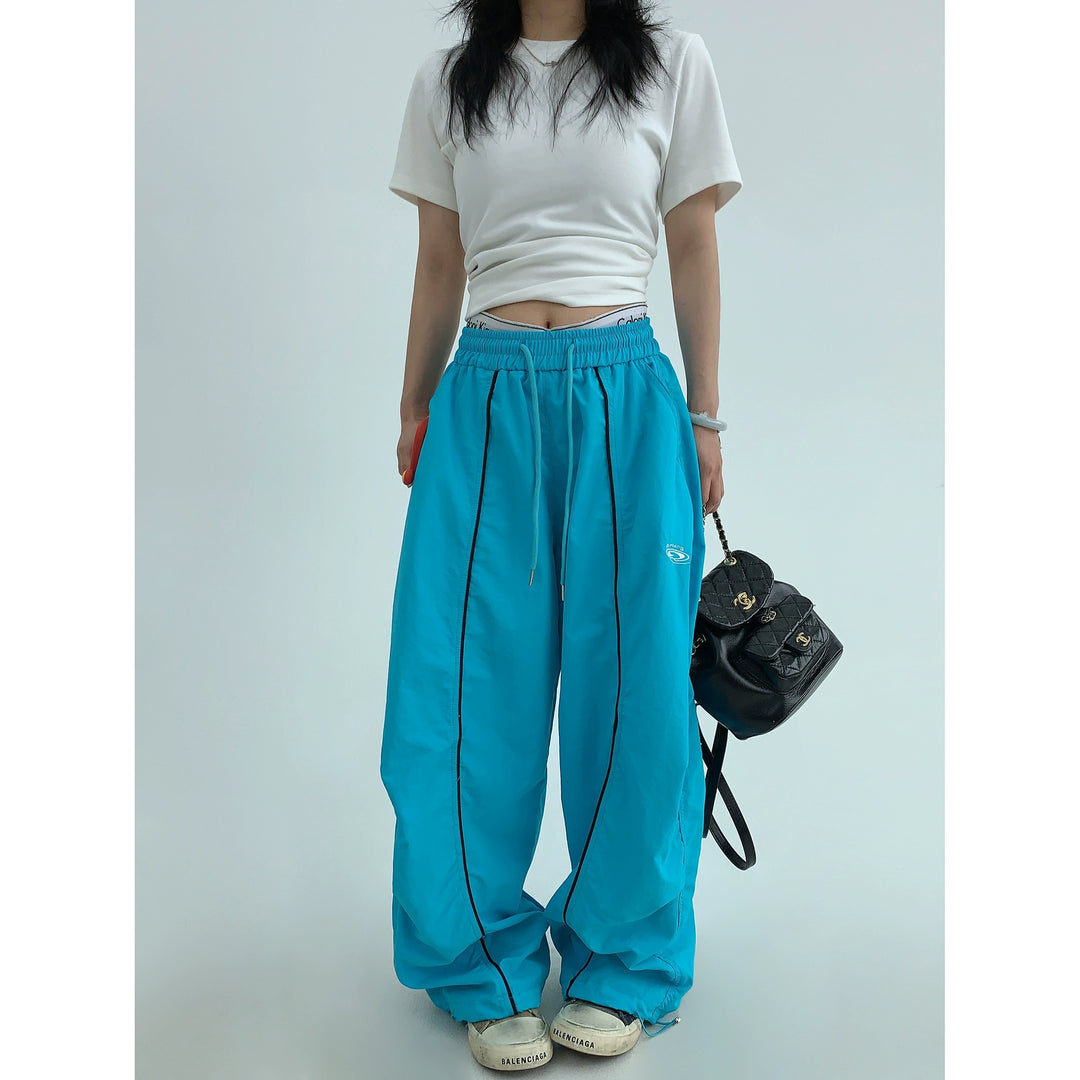 Loose Wide-Leg Straight Pants