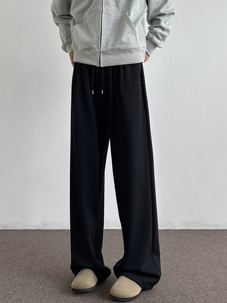 Pantalons de sport décontractés à drapé lâche 