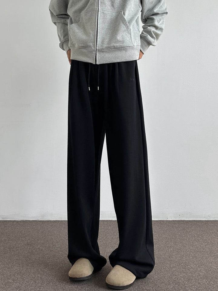 Pantalons de sport décontractés à drapé lâche 