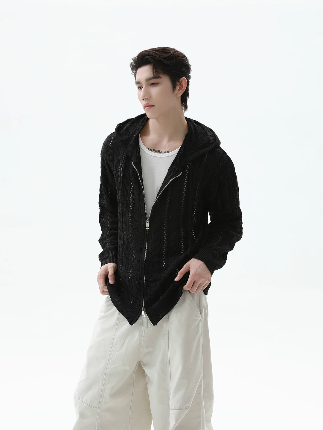 Kapuzensweater mit Reißverschluss von Hooded Hollow 