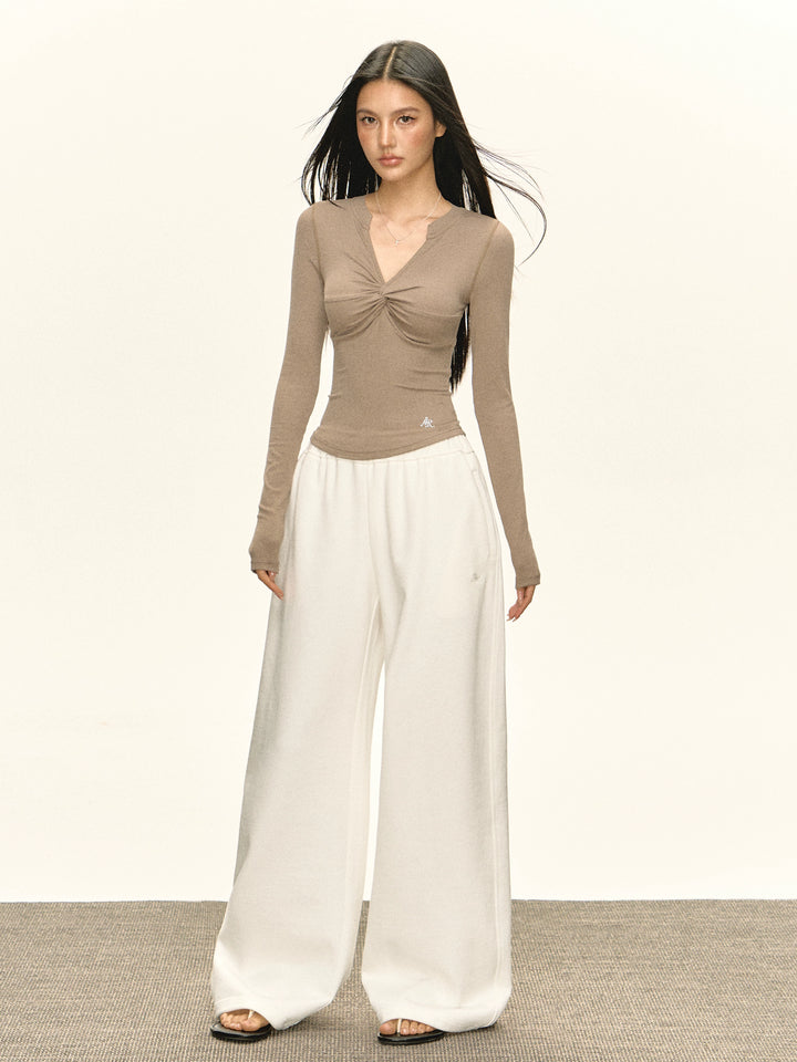 Pantalons longs de sport amples rétro 