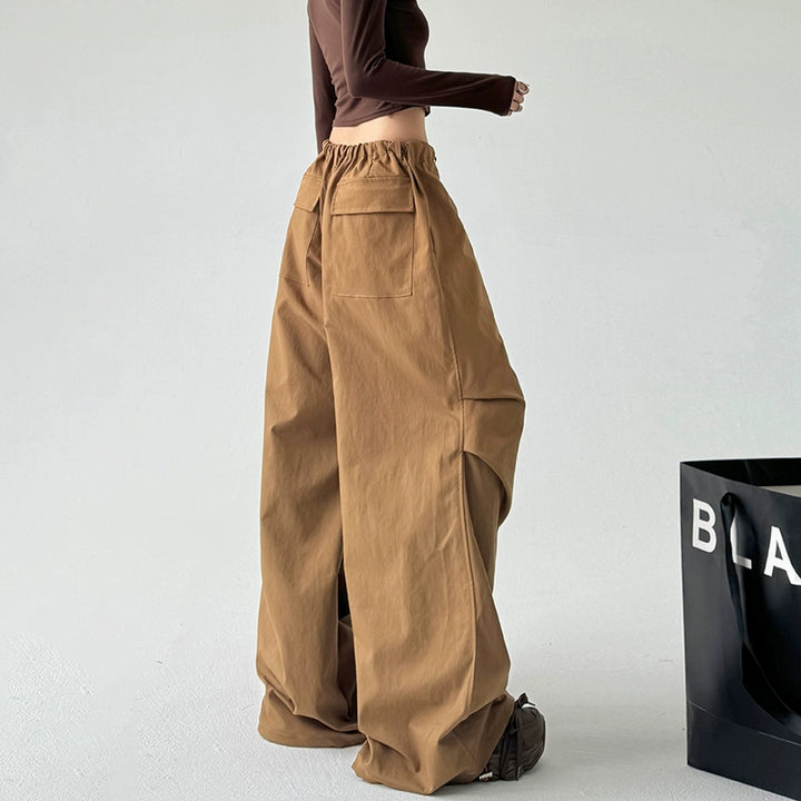 Wide-Leg Loose Fit Casual Pants