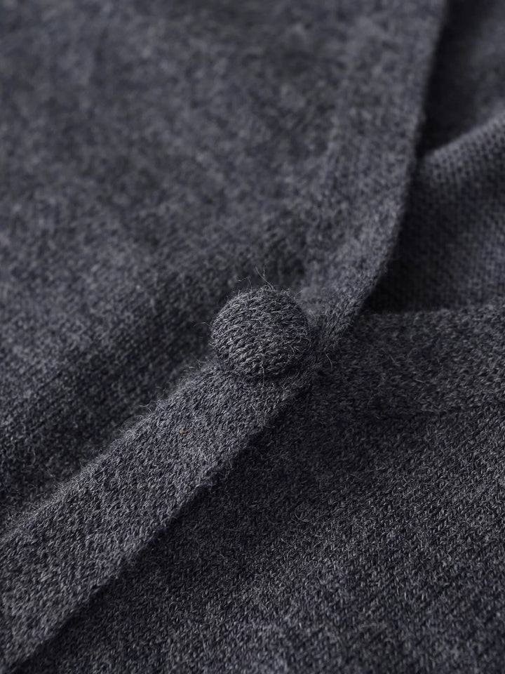 V-Neck Button Front Knit Cardigan